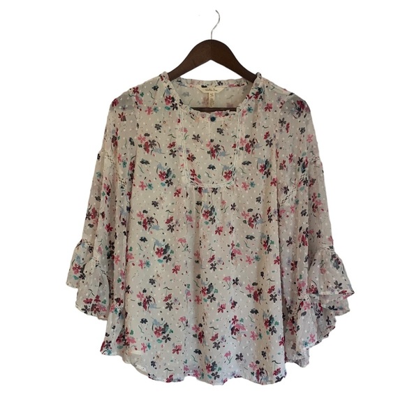 Matilda Jane Tops - Matilda Jane Women’s What’s Up Buttercup Blouse Sz XS